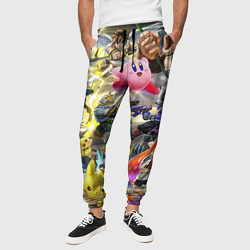 Мужские брюки Super Smash World / 3D-принт – фото 3