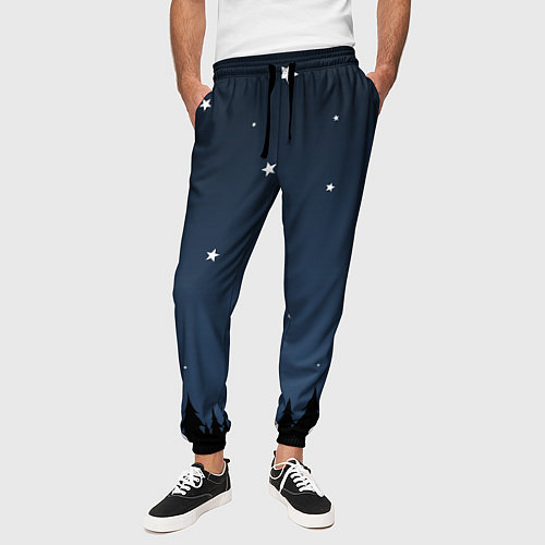 Мужские брюки Ночное небо / 3D-принт – фото 3