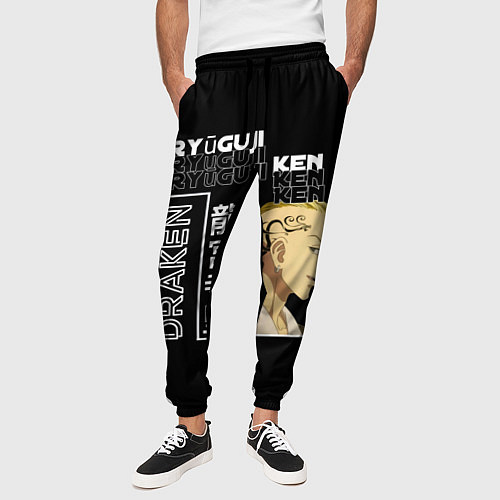 Мужские брюки Кэн Рюгудзи Токийские мстители / 3D-принт – фото 3