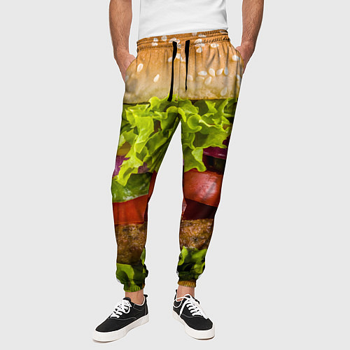 Мужские брюки Бургер / 3D-принт – фото 3