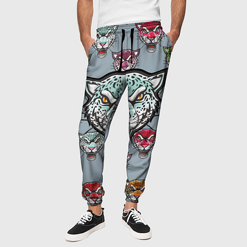 Мужские брюки Леопард / 3D-принт – фото 3