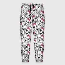 Брюки на резинке мужские Мальтийская Болонка Мальтезе, цвет: 3D-принт