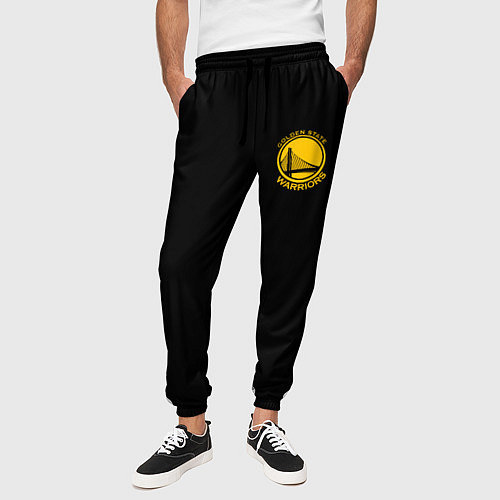 Мужские брюки GOLDEN STATE WARRIORS BLACK STYLE / 3D-принт – фото 3