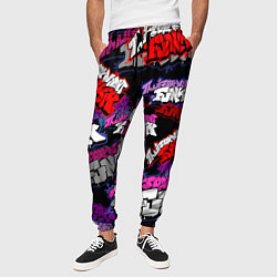 Брюки на резинке мужские Friday Night Funkin FNF, цвет: 3D-принт — фото 2