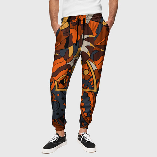 Мужские брюки Абстрактные текстуры / 3D-принт – фото 3
