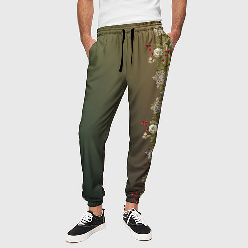 Мужские брюки Уютица на градиенте / 3D-принт – фото 3