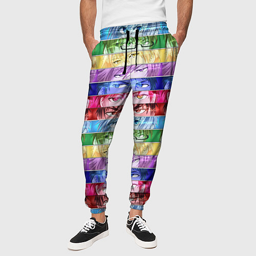 Мужские брюки Баскетбол Куроко Манга Аниме, Глаза / 3D-принт – фото 3