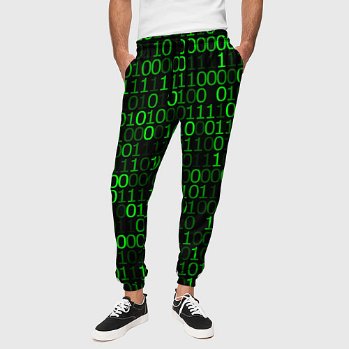 Мужские брюки Бинарный Код Binary Code / 3D-принт – фото 3