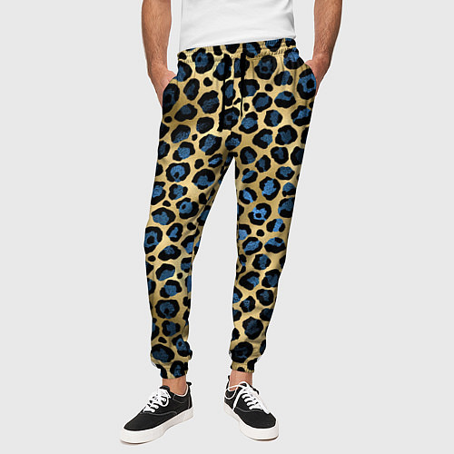 Мужские брюки Стиль леопарда шкура леопарда / 3D-принт – фото 3