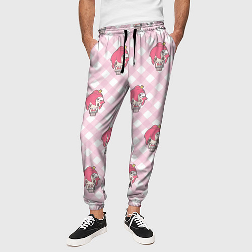 Мужские брюки Yoko pattern / 3D-принт – фото 3