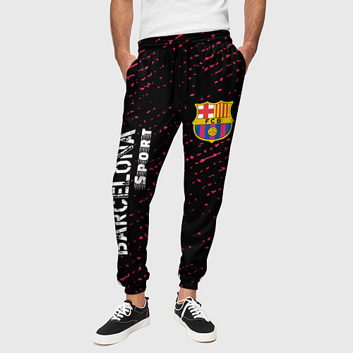 Мужские брюки БАРСЕЛОНА Barcelona Sport - Потертости / 3D-принт – фото 3