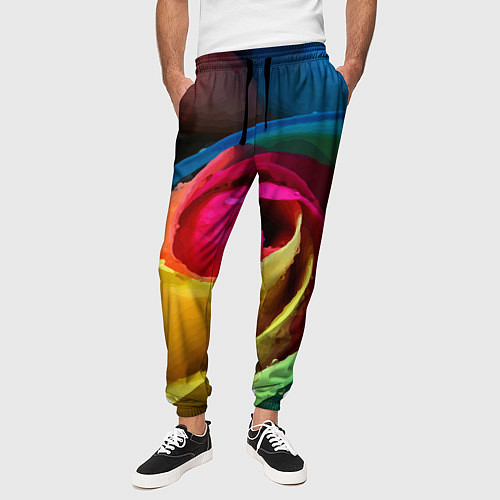 Мужские брюки Роза fashion 2022 / 3D-принт – фото 3