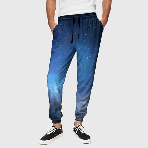 Мужские брюки Манящий космос / 3D-принт – фото 3