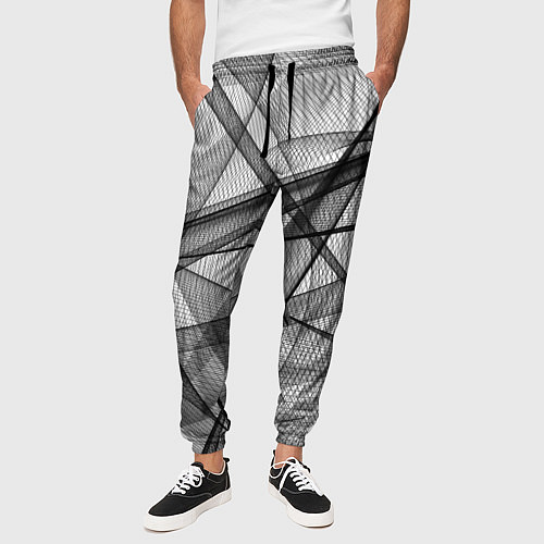 Мужские брюки Сеть Коллекция Get inspired! Fl-181 / 3D-принт – фото 3