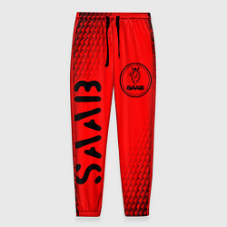 Брюки на резинке мужские СААБ SAAB Карбон FS, цвет: 3D-принт