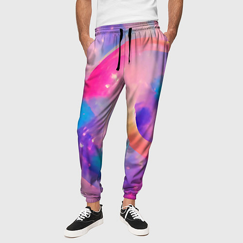 Мужские брюки Многообразие красок / 3D-принт – фото 3