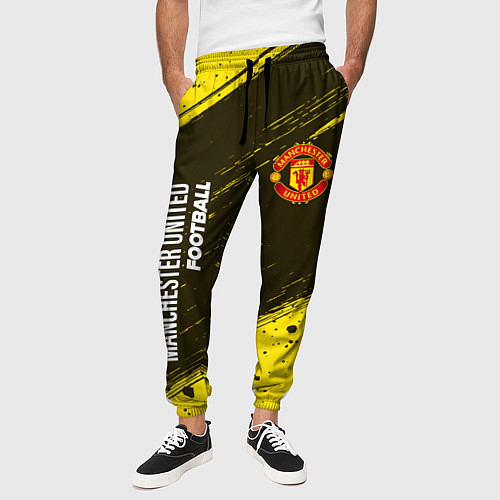 Мужские брюки MANCHESTER UNITED Football - Краска / 3D-принт – фото 3