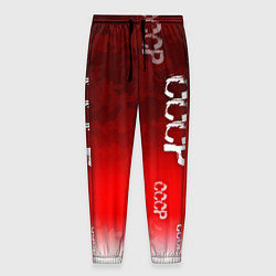 Брюки на резинке мужские Принт с надписью СССР, цвет: 3D-принт