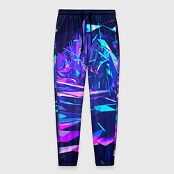 Мужские брюки Абстрактная неоновая композиция Abstract neon comp