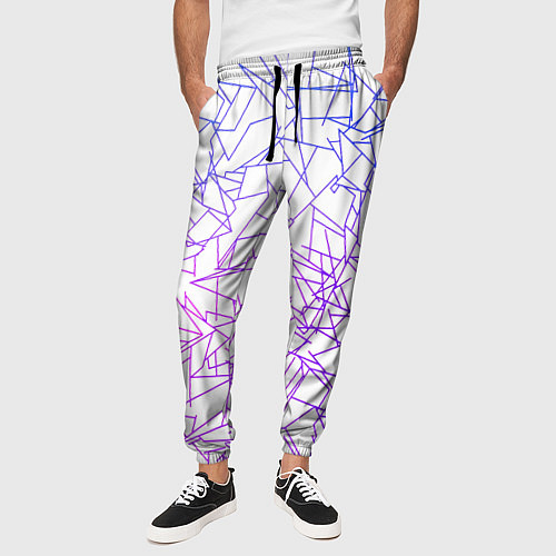 Мужские брюки Geometric Distortion / 3D-принт – фото 3