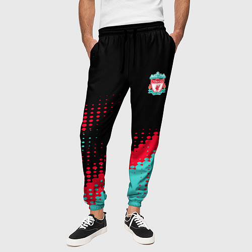 Мужские брюки Ливерпуль краска / 3D-принт – фото 3