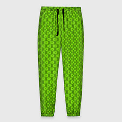 Мужские брюки Зеленые ячейки текстура
