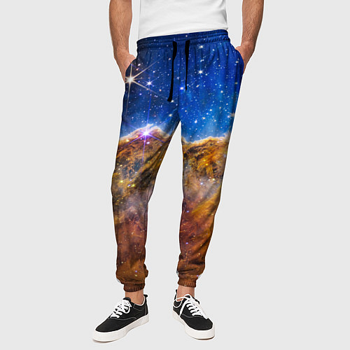 Мужские брюки NASA: Туманность Карина / 3D-принт – фото 3