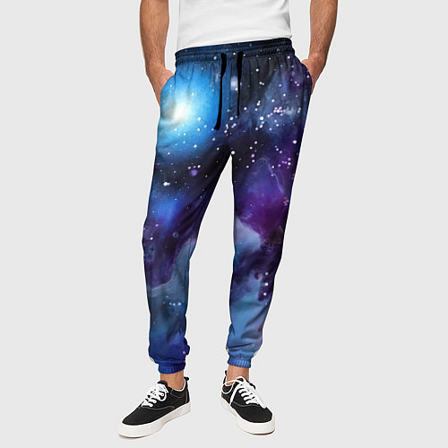 Мужские брюки Дым вселенной / 3D-принт – фото 3