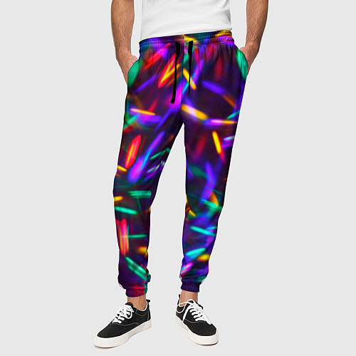 Мужские брюки Цветомузыка / 3D-принт – фото 3