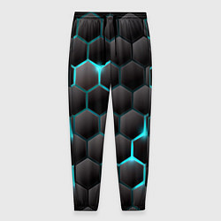 Брюки на резинке мужские Броня из стали, цвет: 3D-принт