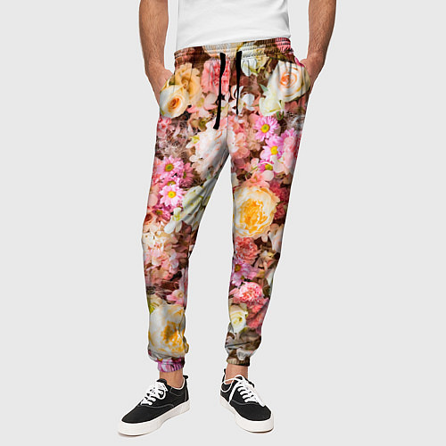 Мужские брюки Тысяча цветов / 3D-принт – фото 3