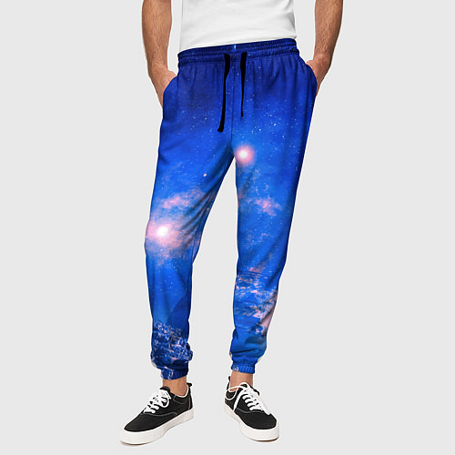 Мужские брюки Бескрайний космос / 3D-принт – фото 3
