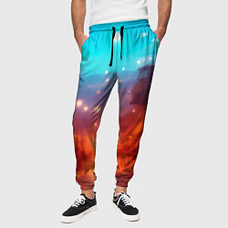 Брюки на резинке мужские Пригород Токио-арт, цвет: 3D-принт — фото 2