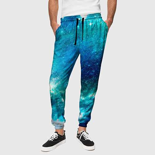Мужские брюки Звёздная Вселенная / 3D-принт – фото 3