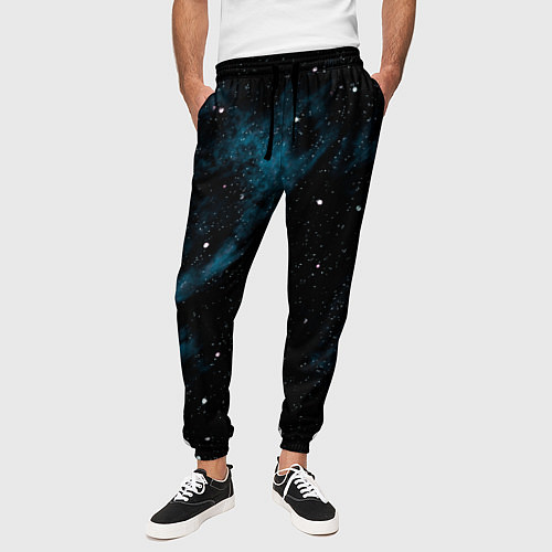 Мужские брюки Мрачная галактика / 3D-принт – фото 3