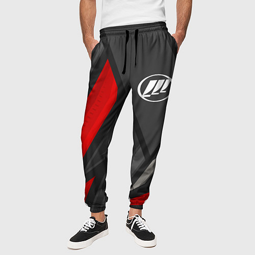Мужские брюки Lifan sports racing / 3D-принт – фото 3