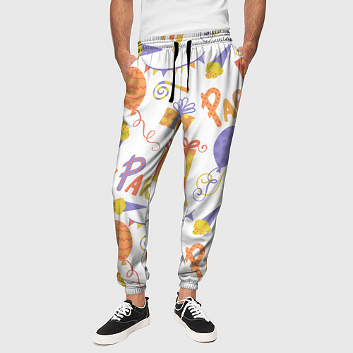 Мужские брюки Party style / 3D-принт – фото 3