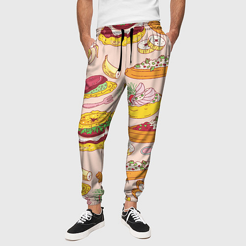 Мужские брюки Праздник вкуса / 3D-принт – фото 3