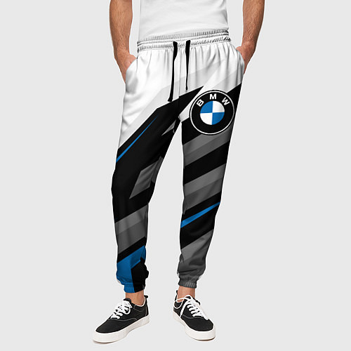 Мужские брюки БМВ - спортивная униформа / 3D-принт – фото 3
