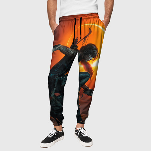 Мужские брюки Тень Лары Крофт / 3D-принт – фото 3