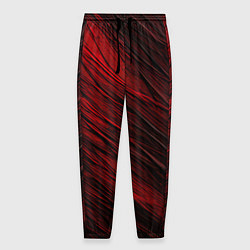 Мужские брюки Black red texture