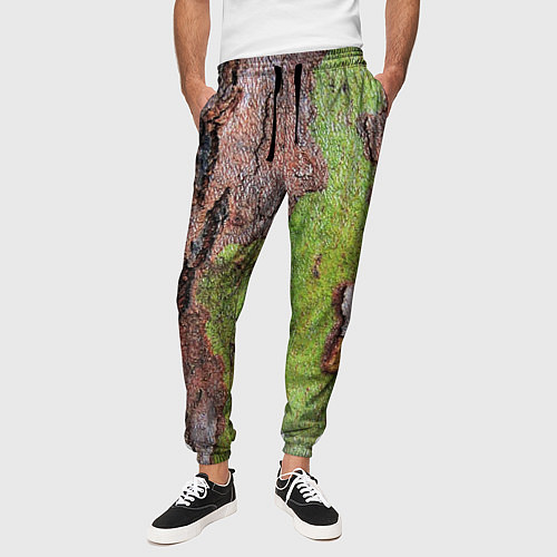 Мужские брюки Кора дерева / 3D-принт – фото 3