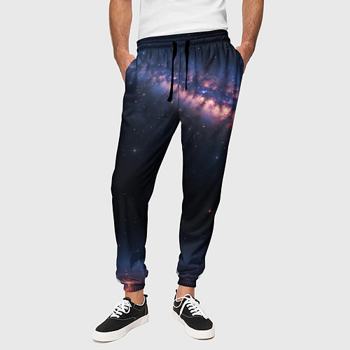 Мужские брюки Млечный путь в звездном небе / 3D-принт – фото 3
