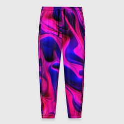 Мужские брюки Pink blue abstract