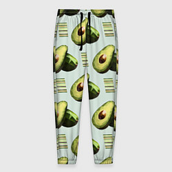 Мужские брюки Авокадо и полосы