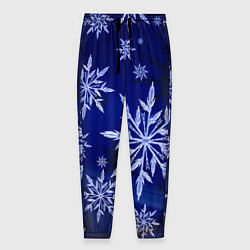 Мужские брюки Зима и снежинки