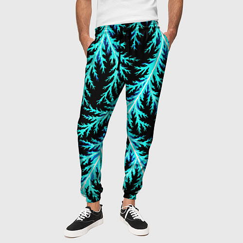 Мужские брюки Разряды электричества Tie Dye / 3D-принт – фото 3