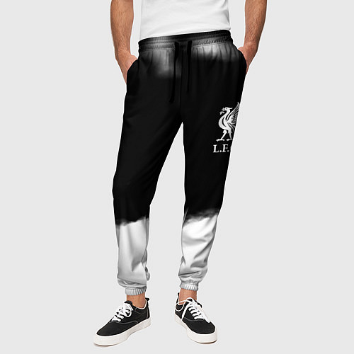 Мужские брюки Liverpool текстура / 3D-принт – фото 3
