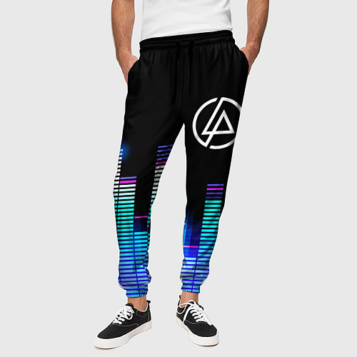 Мужские брюки Linkin Park эквалайзер / 3D-принт – фото 3