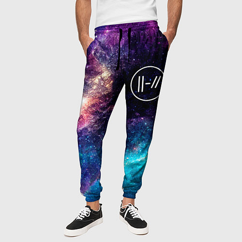 Мужские брюки Twenty One Pilots space rock / 3D-принт – фото 3